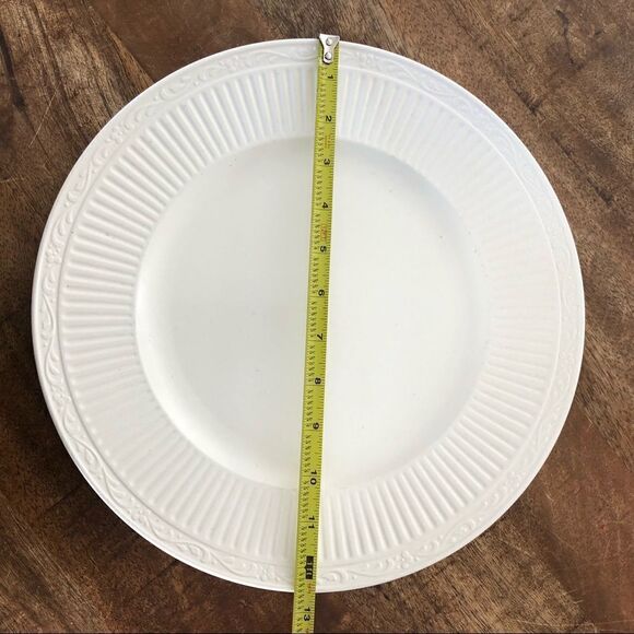 Mikasa Italian Countryside creamy off white platter chop plate Charger 12.5” - Picture 4 of 4